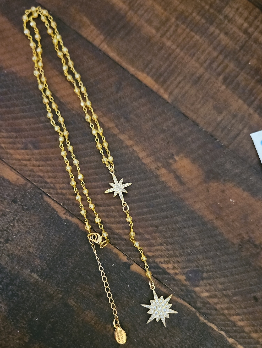 Gold Starburst Pendant Necklace - Elegant Women’s Jewelry